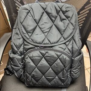 Vera Bradley Quilted Black Backpack